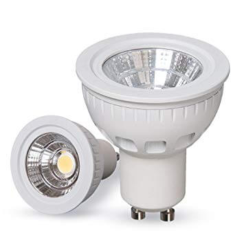 COB GU10 LED Bulbs 2700K Warm White 5W, 50W